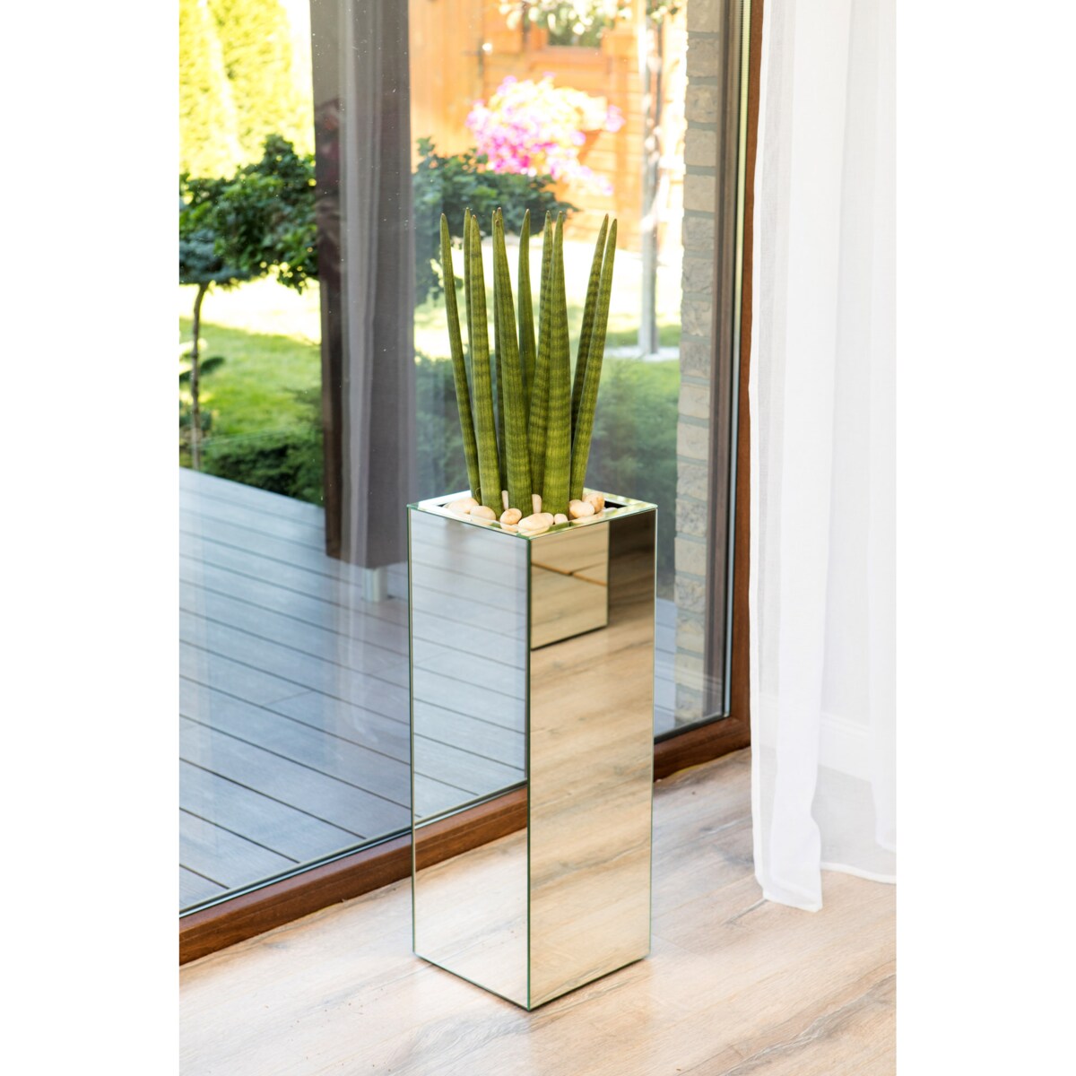 Kwietnik Lustrzany 70x25x25