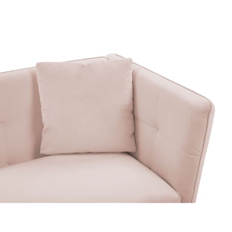 Sofa 3-osobowa welurowa różowa FREDERICA