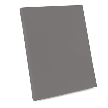 Prześcieradło bawełniane bez gumki 160x200 + dodatkowe 5cm po bokach szare