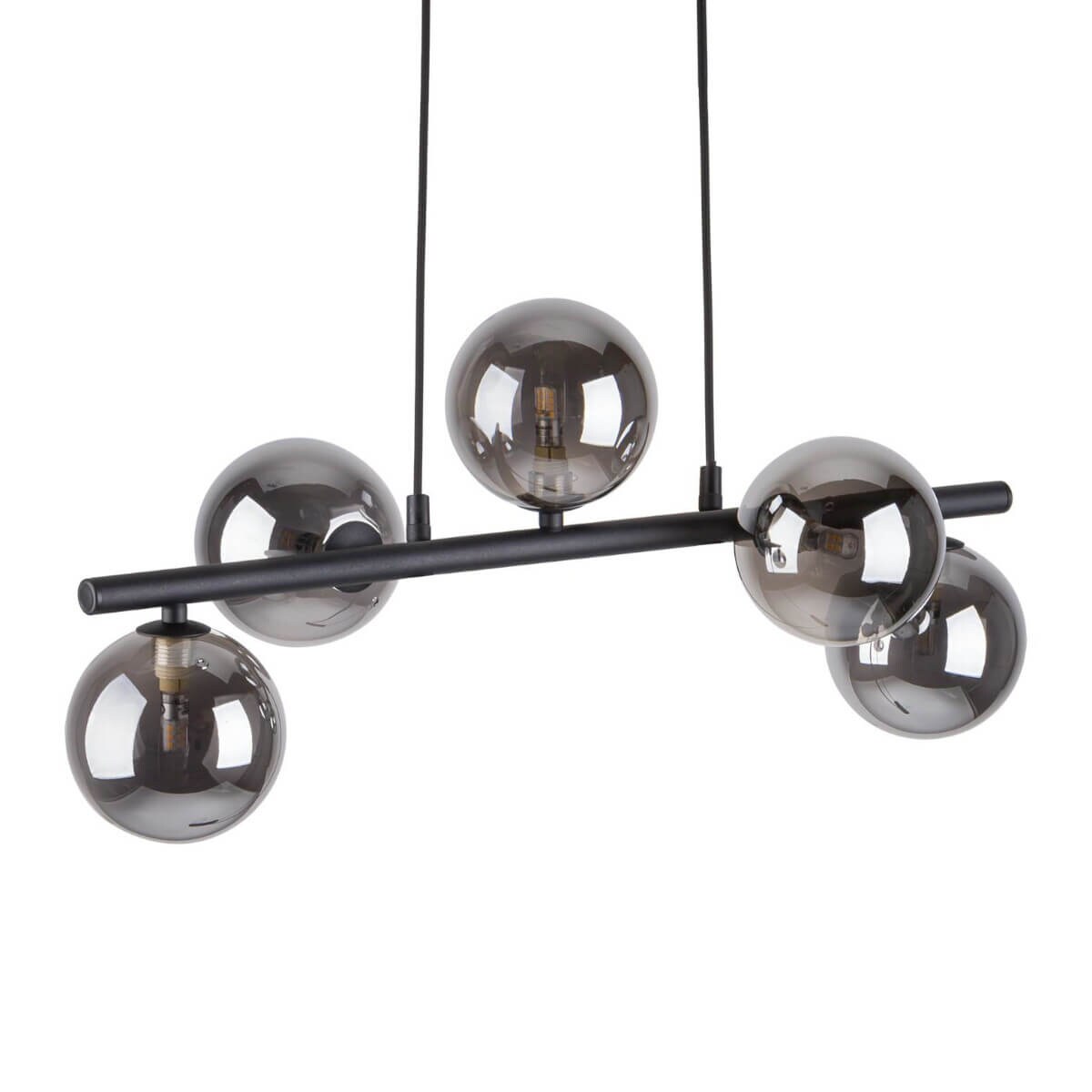 Loftowa lampa wisząca do jadalni ESTERA 6707 TK Lighting kule czarne
