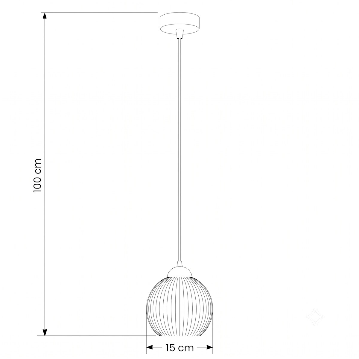czarna lampa wisząca pojedyncza edylit z grafitowym kloszem