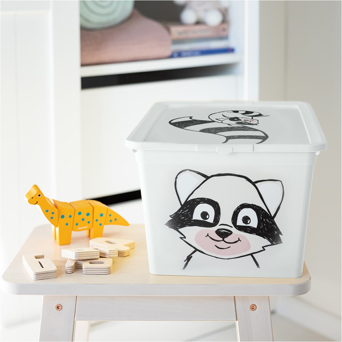 Pojemnik Plastikowy Na Zabawki Z Pokrywą Do Pokoju Dziecka 15 L Szop