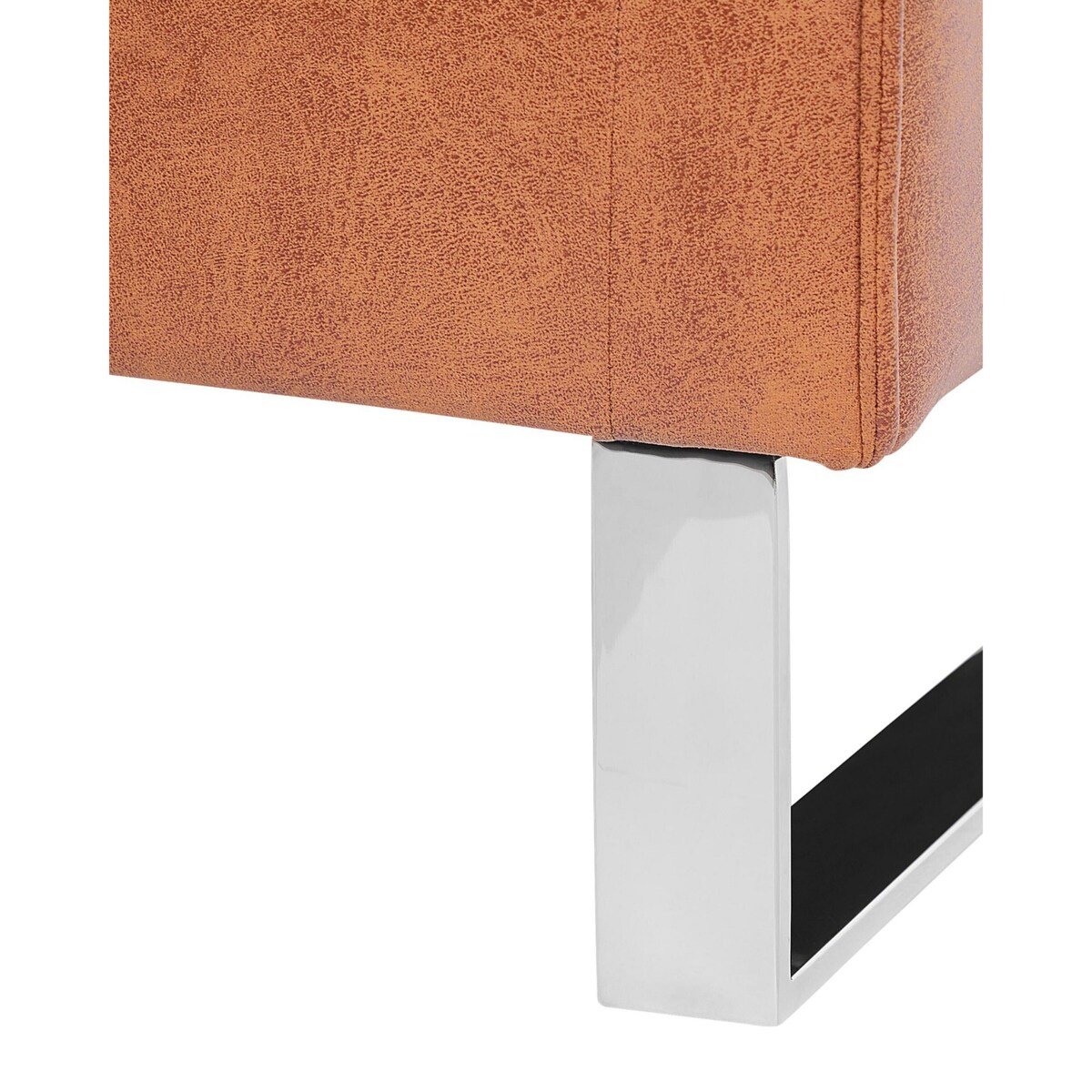 Fotel ekoskóra brązowy VIND