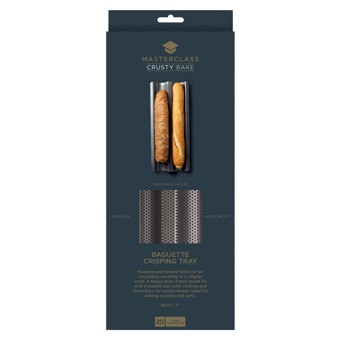 Forma do pieczenia bagietek 18 cm MasterClass