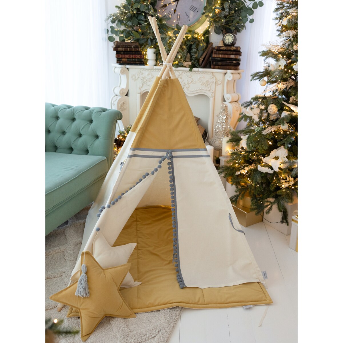 Namiot tipi Cozy Yellow Velvet