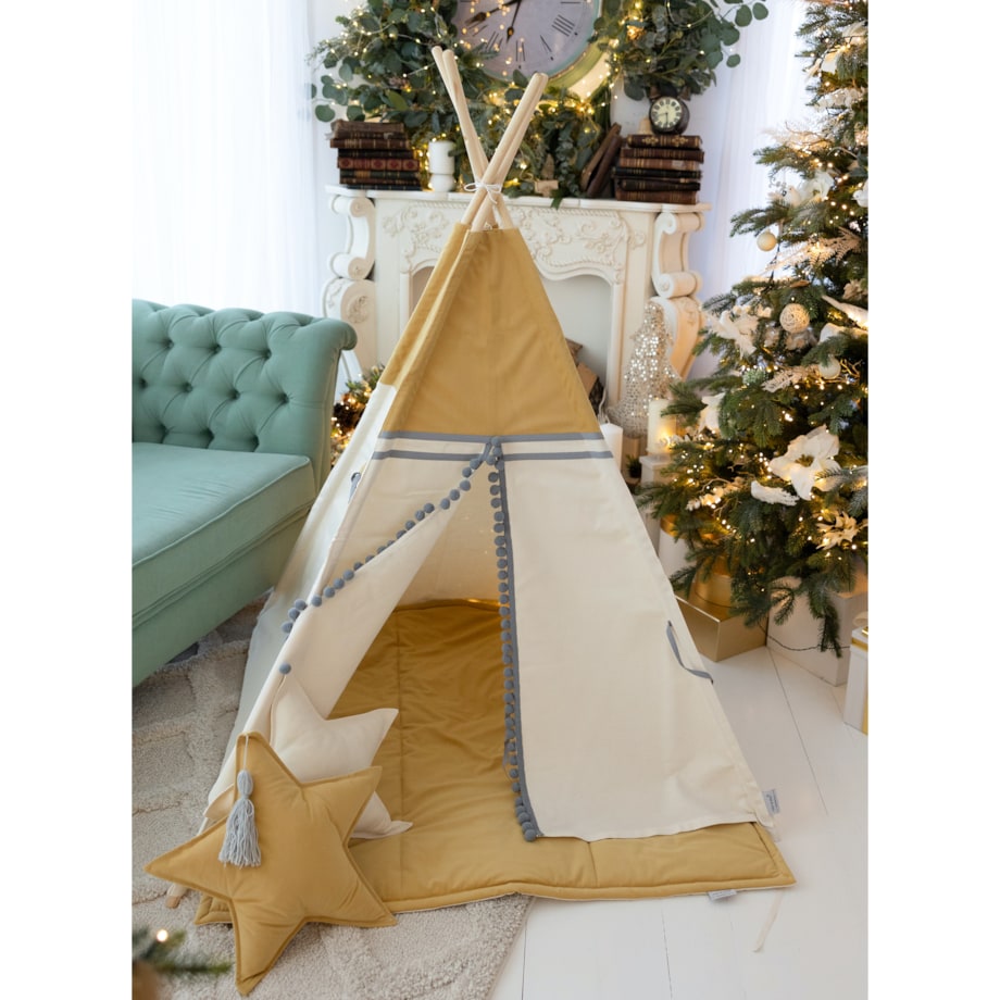 Namiot tipi Cozy Yellow Velvet