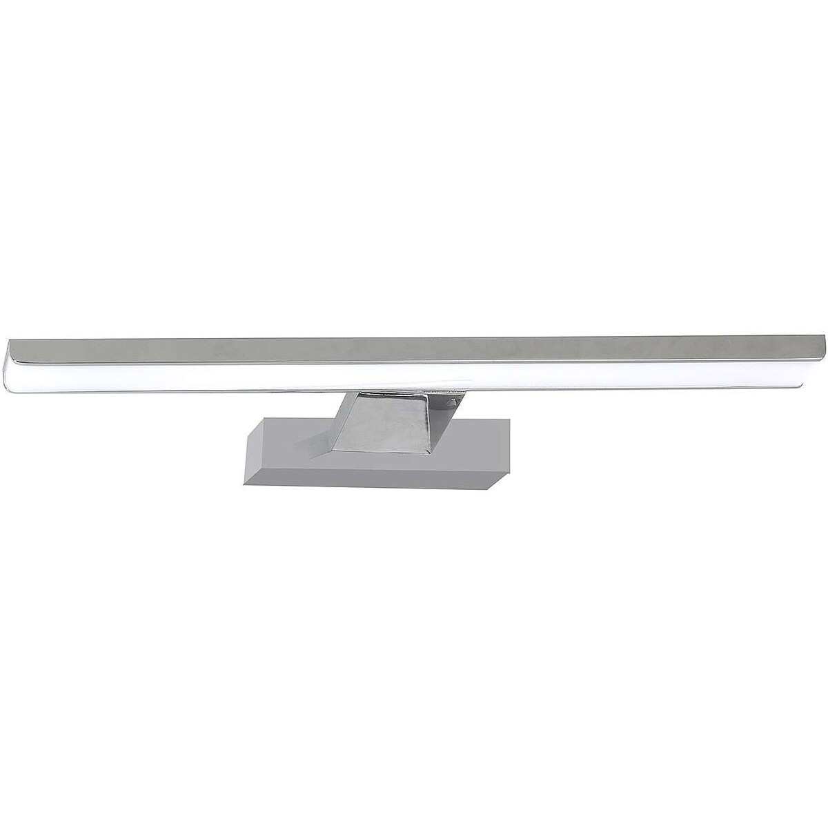 Kinkiet LAMPA ścienna SHINE ML028 Milagro metalowa OPRAWA LED 7W 4000K nad lustro do łazienki galeryjka IP44 chrom