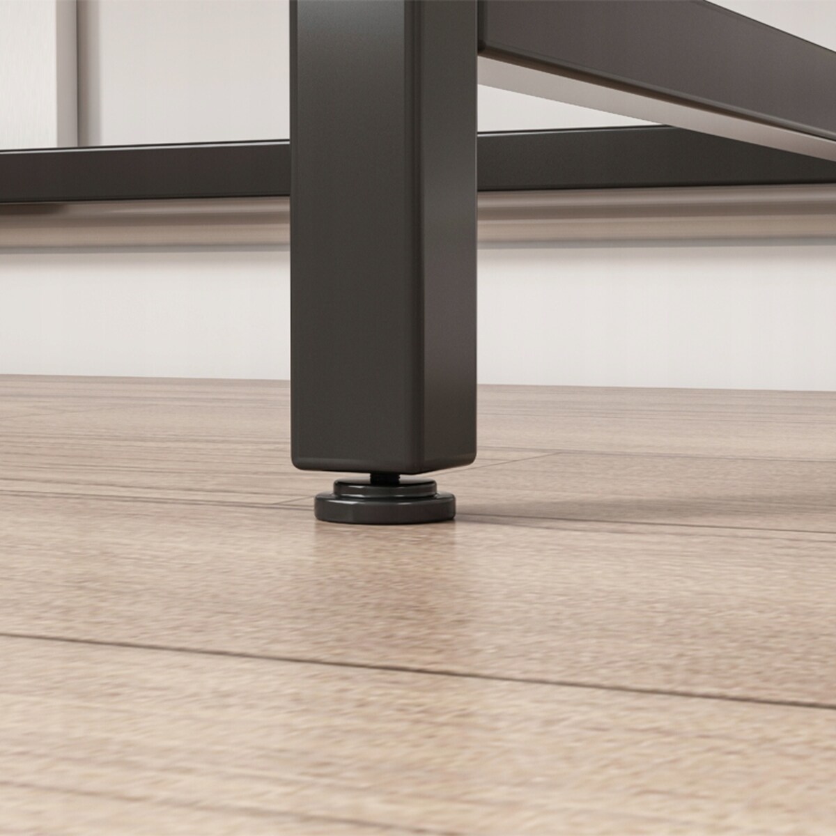 Biurko Komputerowe Industrialne Stolik Rustykalny Brąz Loft Metalowe Retro