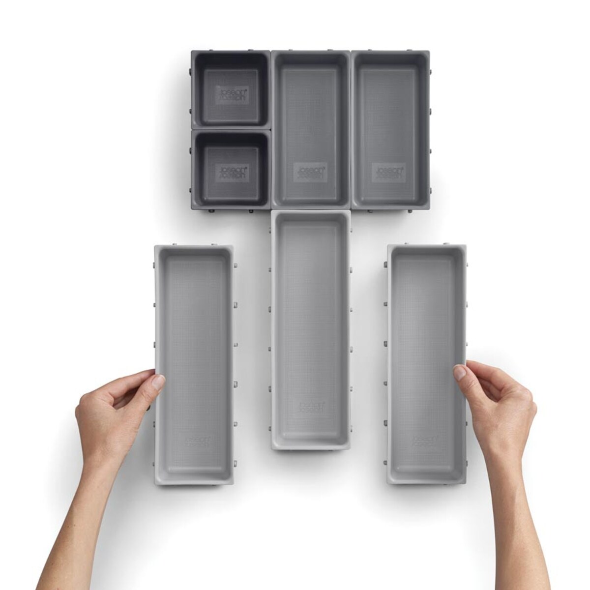 Modułowy organizer do szuflady Blox, 7 el, Joseph Joseph