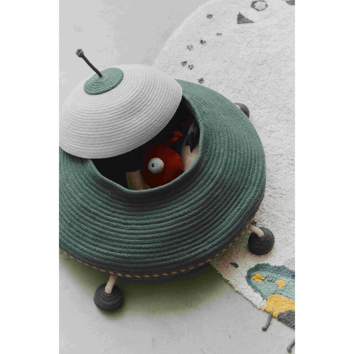 Kosz dekoracyjny UFO, "Mom, I want to be an astronaut" Lorena Canals