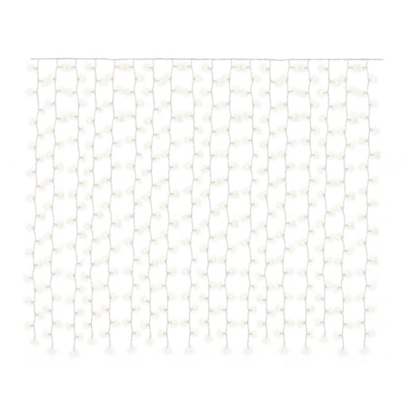 Kurtyna ZEWNĘTRZNA 304 LED z PILOTEM