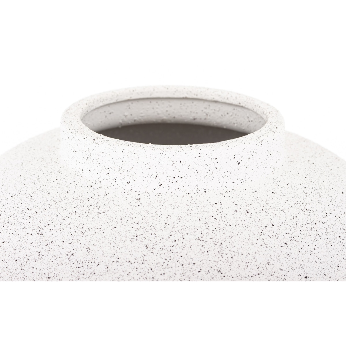 Wazon ceramiczny 26x21x21 cm FLORIDA biały
