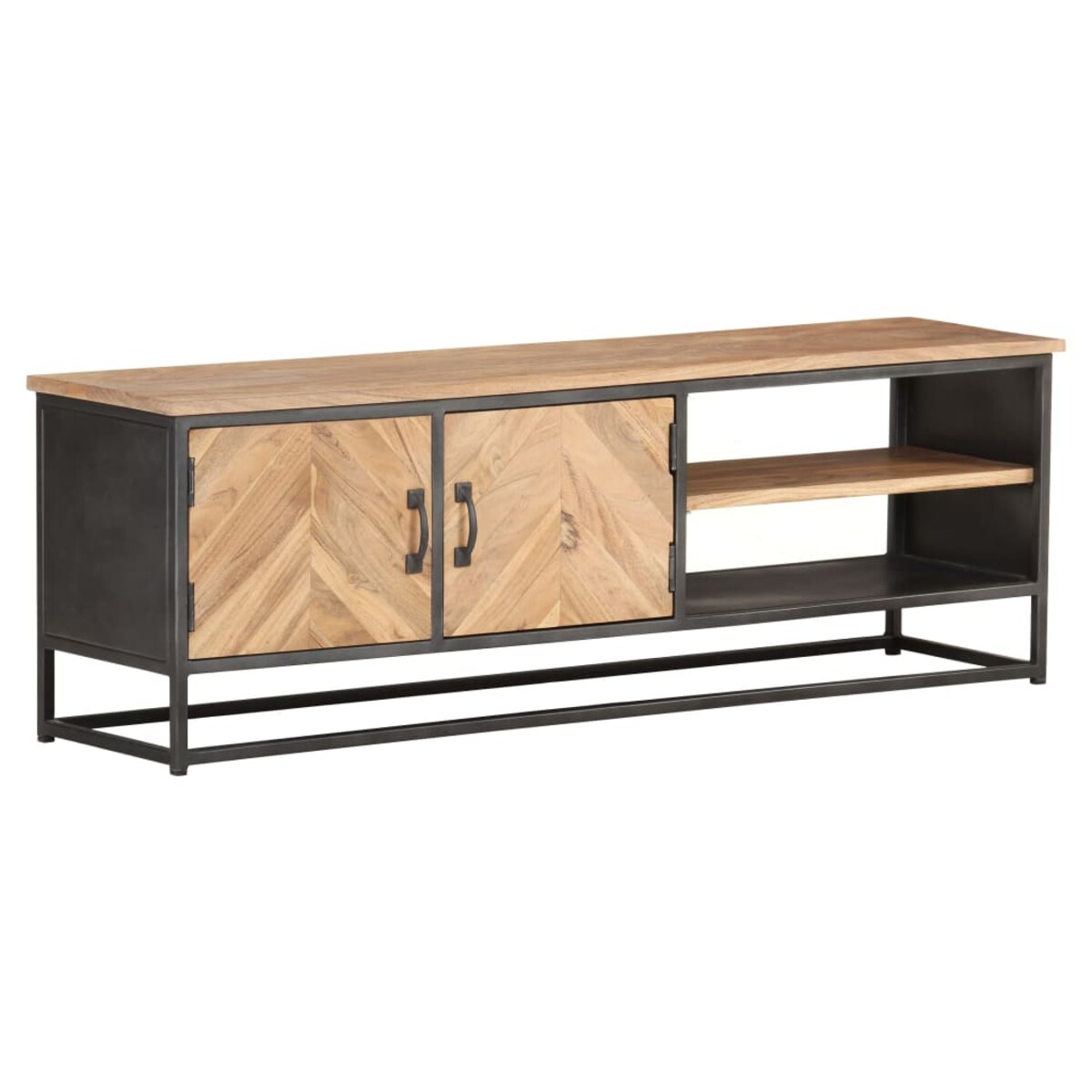 vidaXL Szafka pod TV, 120x30x40 cm, lite drewno akacjowe