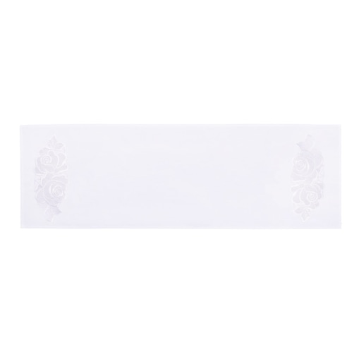 Konsimo ROSUM Bieżnik plamoodporny, biały