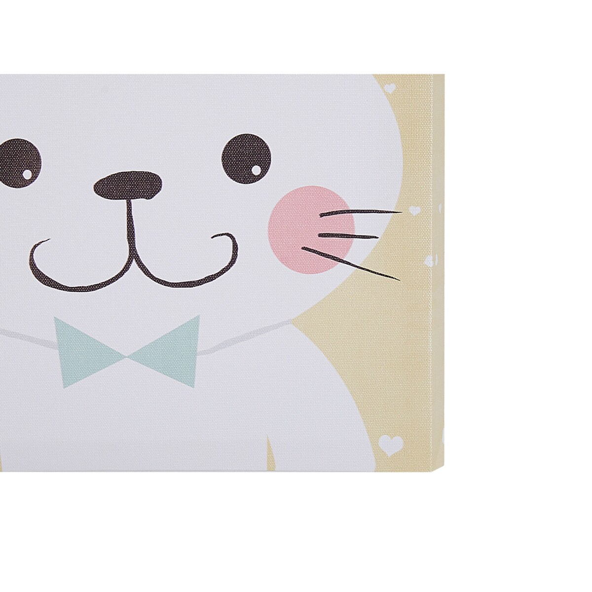 Zestaw 4 obrazów na płótnie zwierzęta 30 x 30 cm kolorowy BOMBI