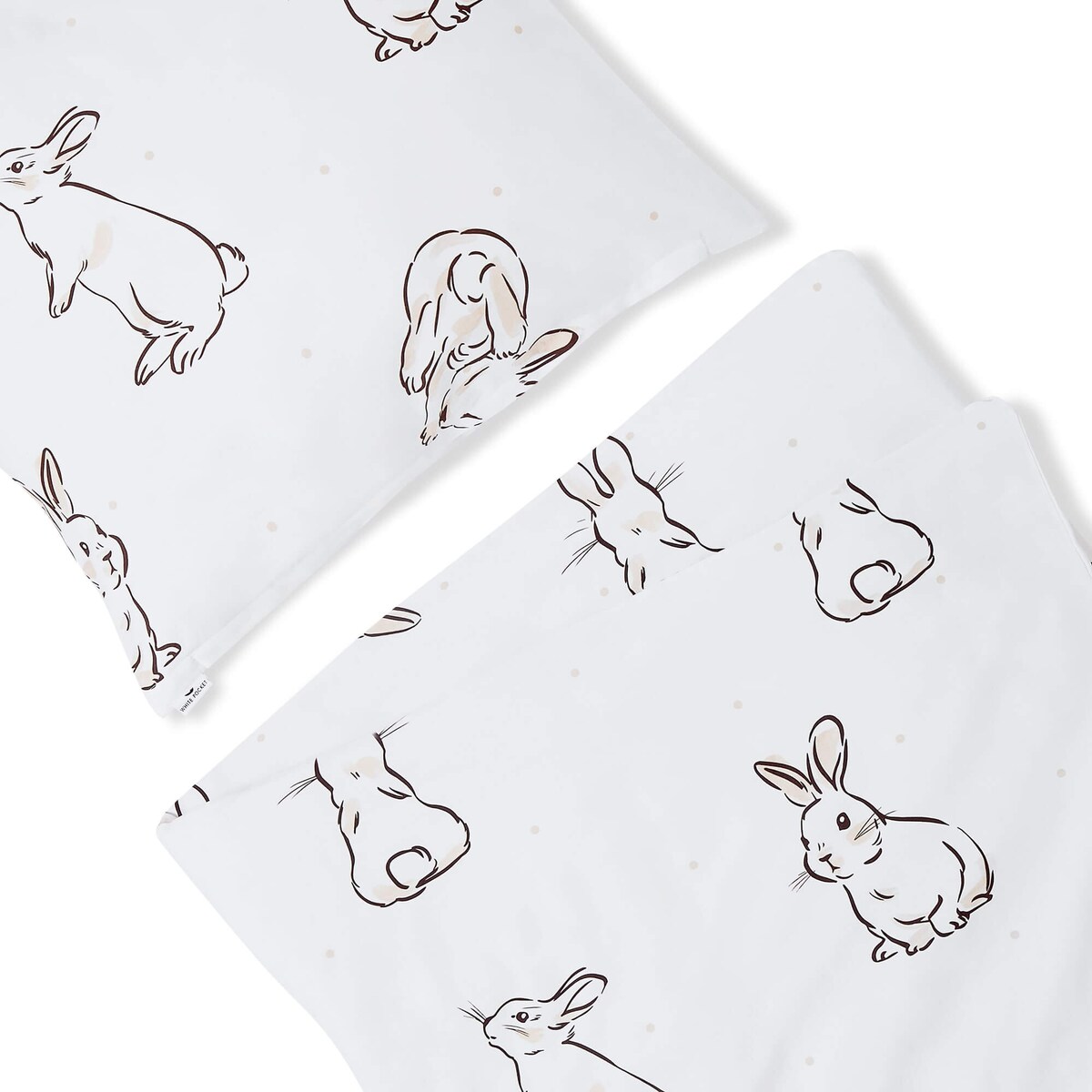 Pościel Króliki 160/200 + 2 x 70/80 cm