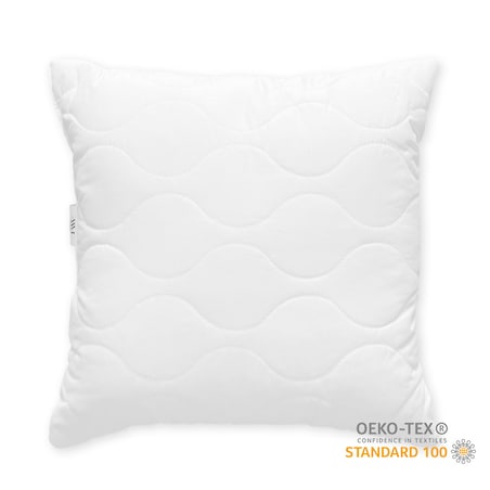 Świąteczna poduszka - Jemioła i kokardka