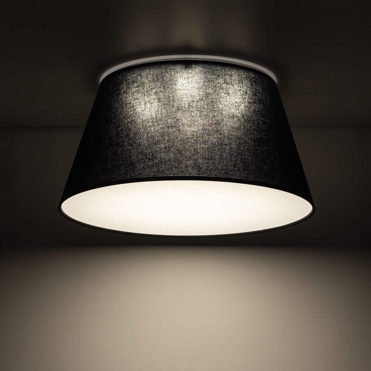 Lampa sufitowa TK Lighting FORMO BLACK 500, 4xE27, czarno-biała, nowoczesna, 50x50 cm