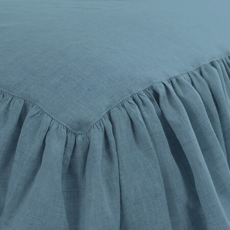 Narzuta na łóżko 160x200 frilly grey-blue 160x210