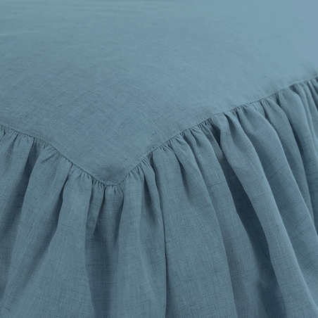Narzuta na łóżko 160x200 frilly grey-blue 160x210