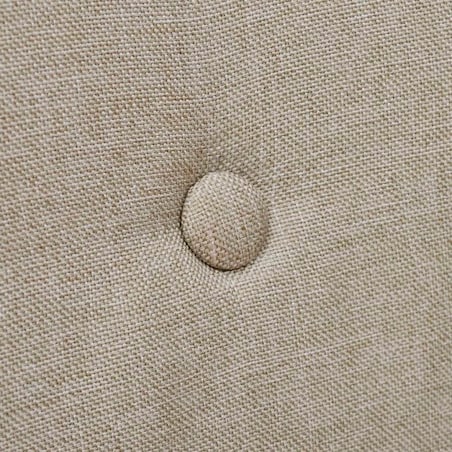 vidaXL Krzesła do jadalni, 4 szt., beżowe, tkanina i lity dąb