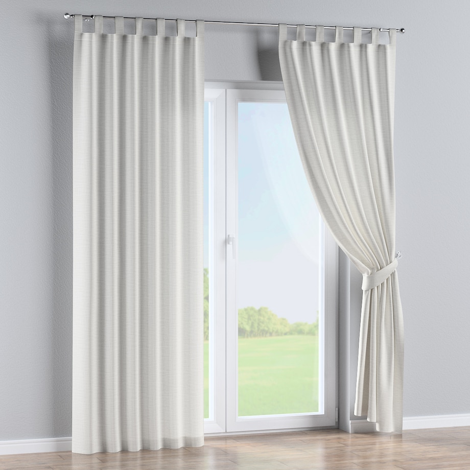 Zasłona na szelkach 1 szt. 130x260 ecru