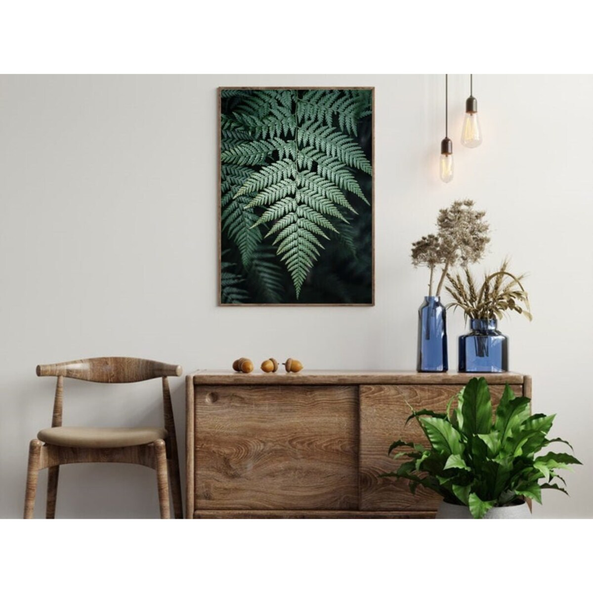 Poster Story, Plakat, Obraz - Liście Paproci, wymiary 60 x 84 cm