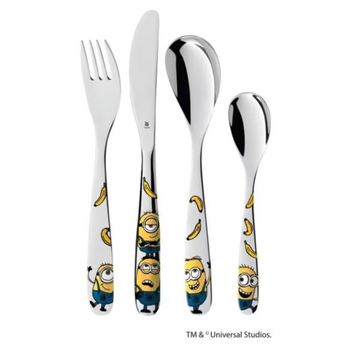 Zestaw sztućców dla dzieci Minionki, WMF