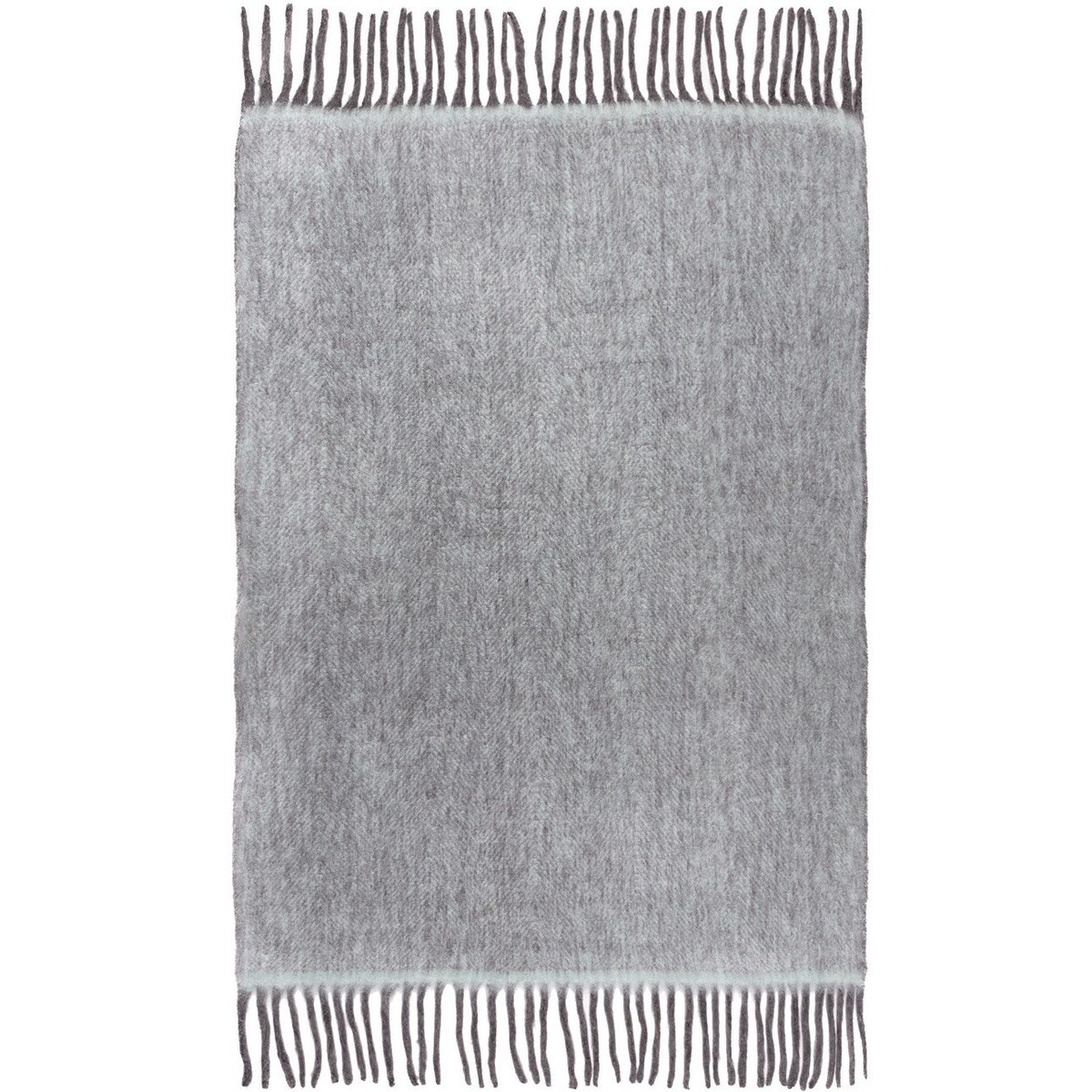 Pled Cozy 130x170cm grey-mint, 130 x 170 cm