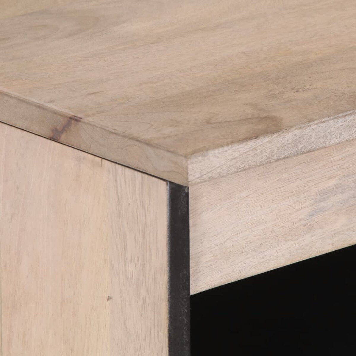 vidaXL Szafka, 60x34x75 cm, lite drewno mango