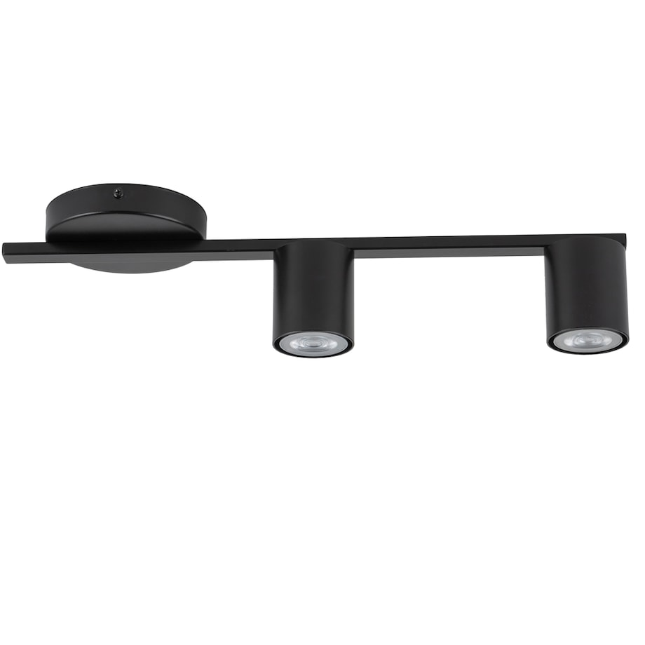 Natynkowa lampa sufitowa Sky tuby do gabinetu czarne