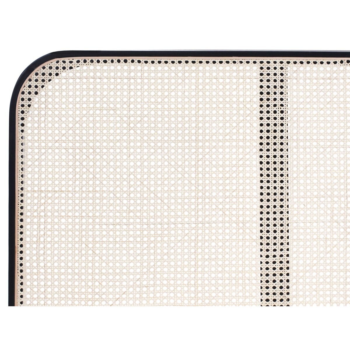 Łóżko Drewno sosnowe GONFARON 180 x 200 cm Czarny