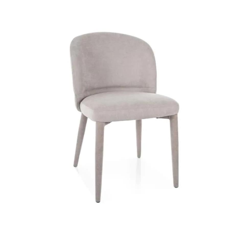 Krzesło tapicerowane TINO WIND jasnoszary
