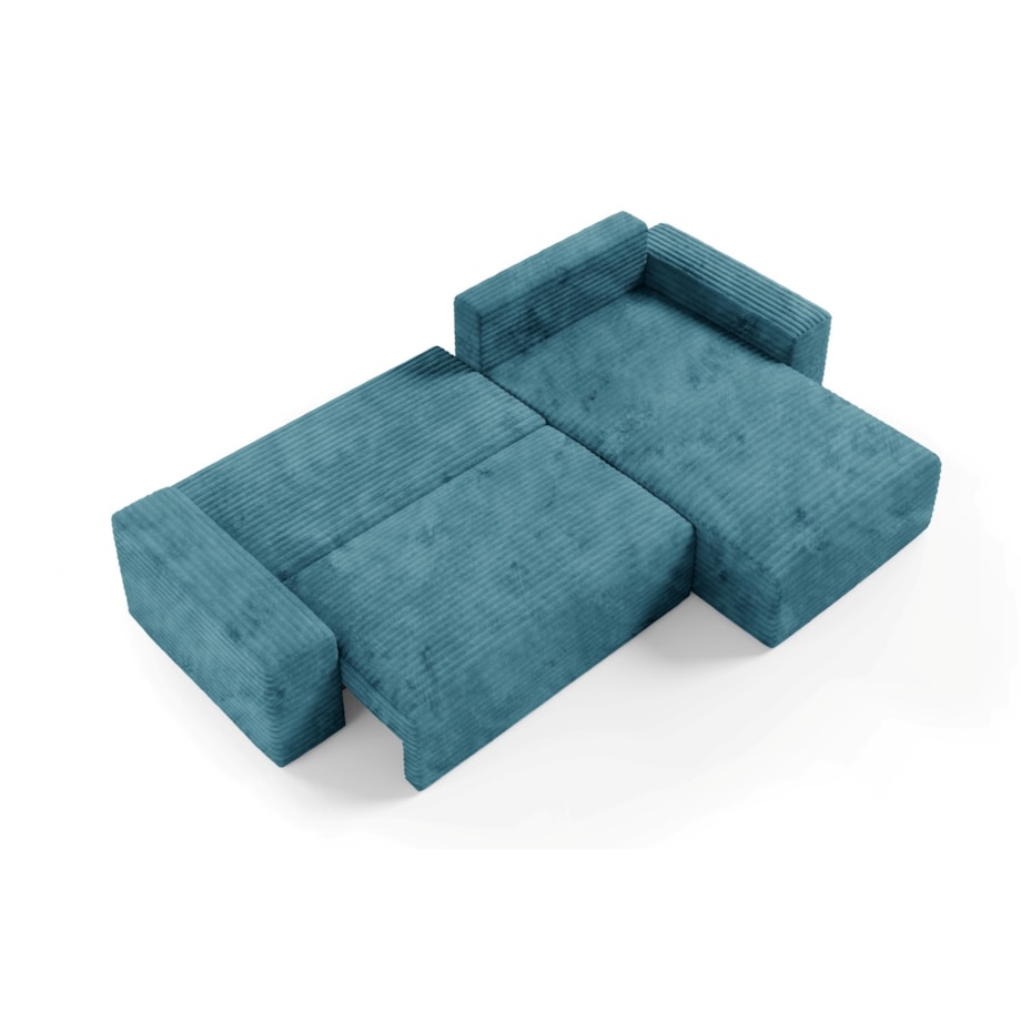 Narożnik COCO L z funkcją spania Kolor: TILIA 75