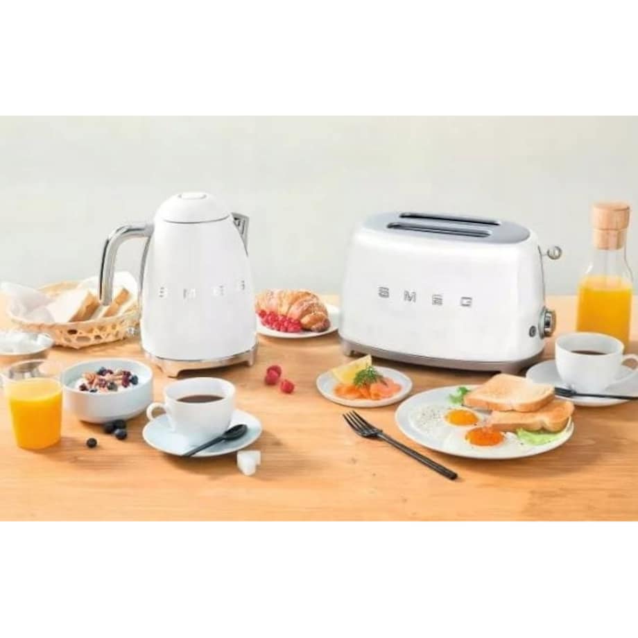 Toster Smeg Sandwich Opiekacz na Tosty Kanapki Biały Retro 950 w Regulacja