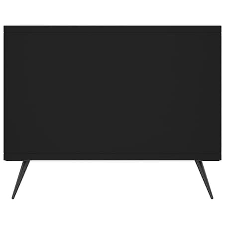 vidaXL Stolik kawowy, czarny, 90x50x40 cm, materiał drewnopochodny