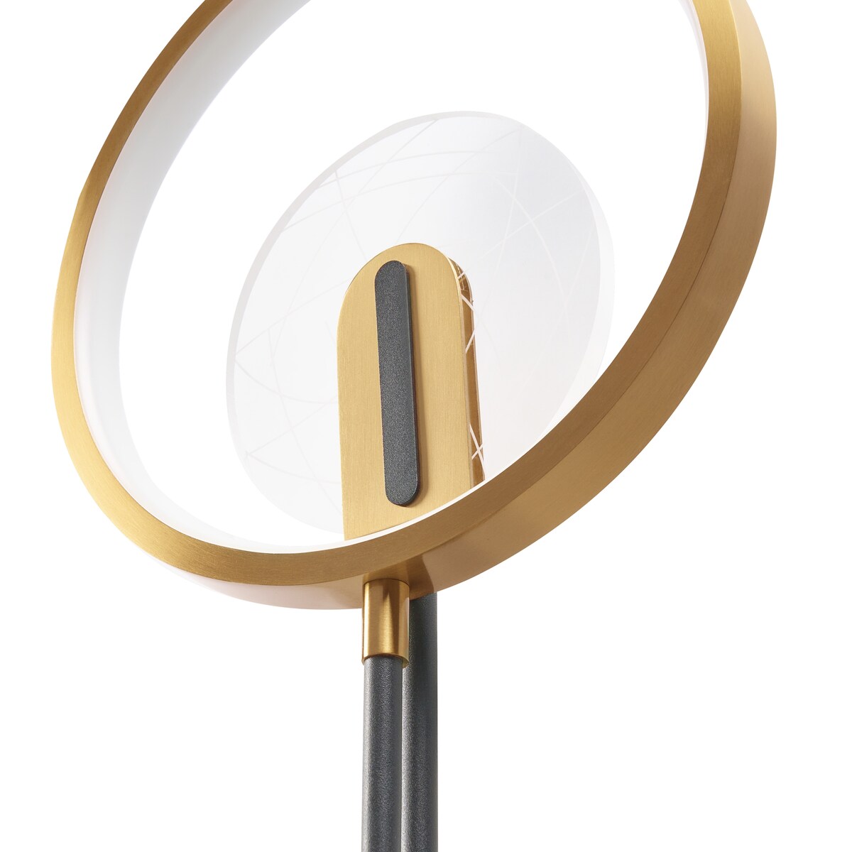 Lampa ścienna LED SAMBRE Złoty Czarny Metal