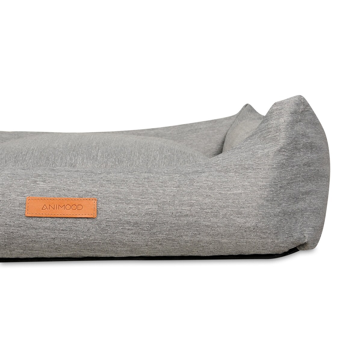 Animood Legowisko Alex rozmiar: M, kolor: szary, materiał: jeans imitacja