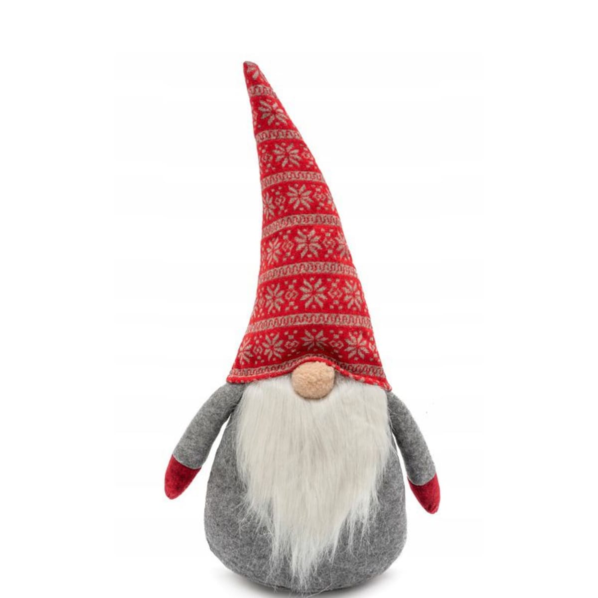 Skrzat świąteczny 40cm RED/GREY YX-019