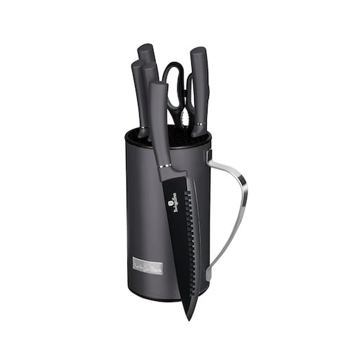 Zestaw noży 7 elementowy w bloku Berlinger Haus BH-2600