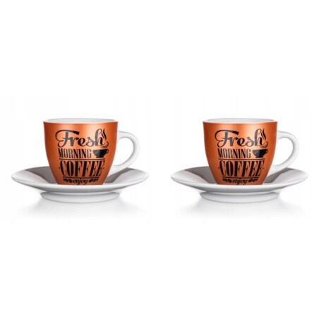 FILIŻANKA DO KAWY ESPRESSO 2 x 90 ml BANQUET na prezent kobiet mamy