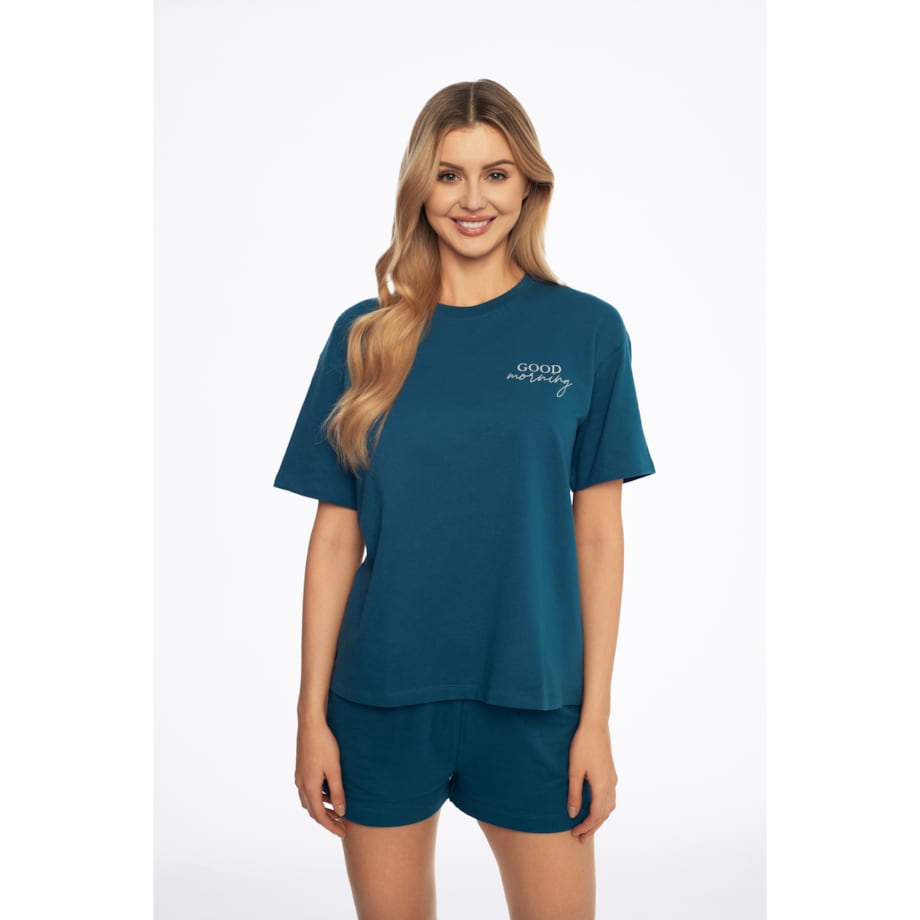 Piżama Abstract 41314-69X Morska Morski, S