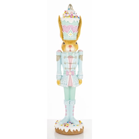 Dekoracja - króliczek na torcie 26,5x6,5x6,5 cm Tortowy ludek