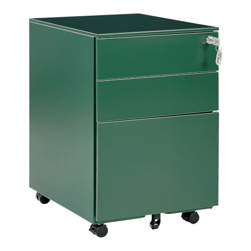Szafka biurowa metalowa zielona CAMI