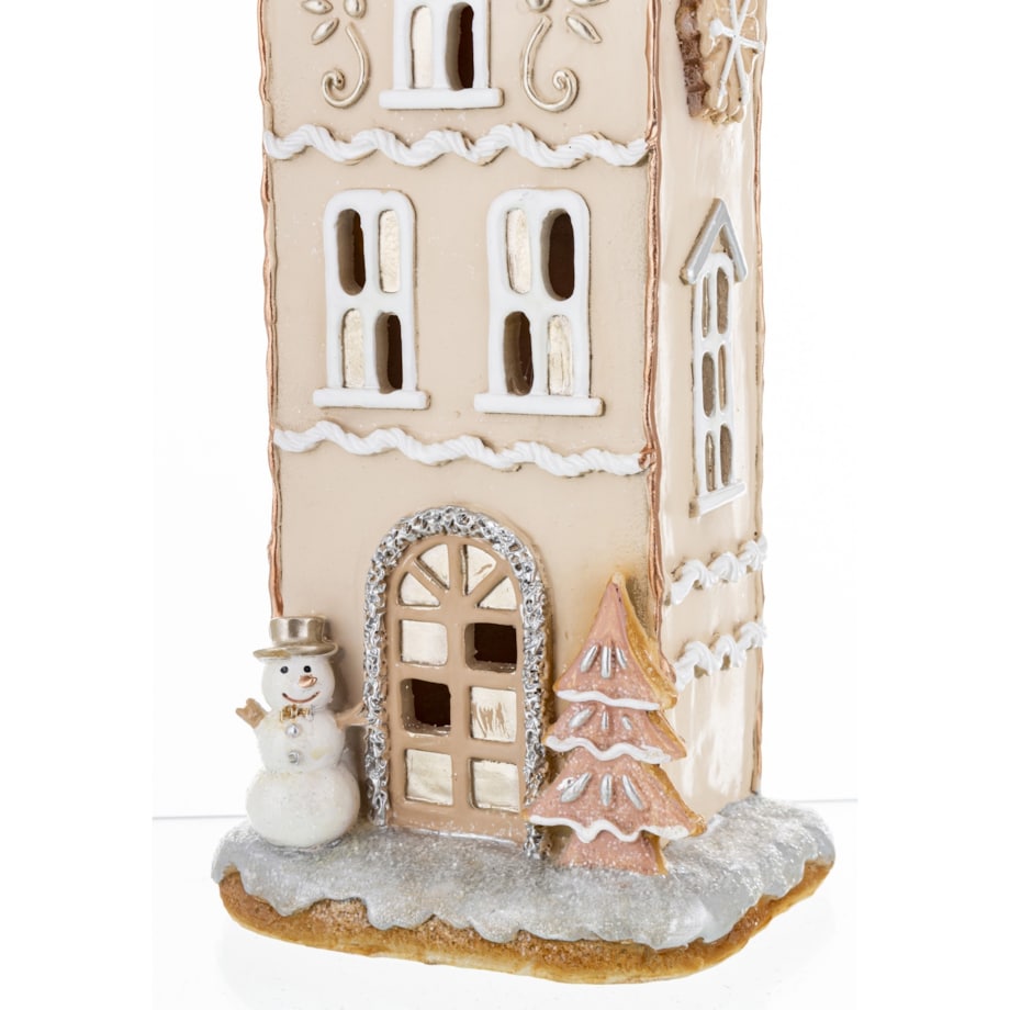 Dekoracja - domek LED piętrowy TALAH33x13 cm