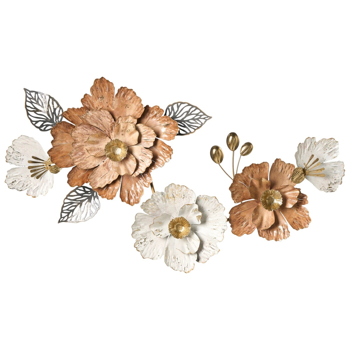 Dekoracja ścienna Kwiat CAESIUM Metal 95 cm Kolorowy