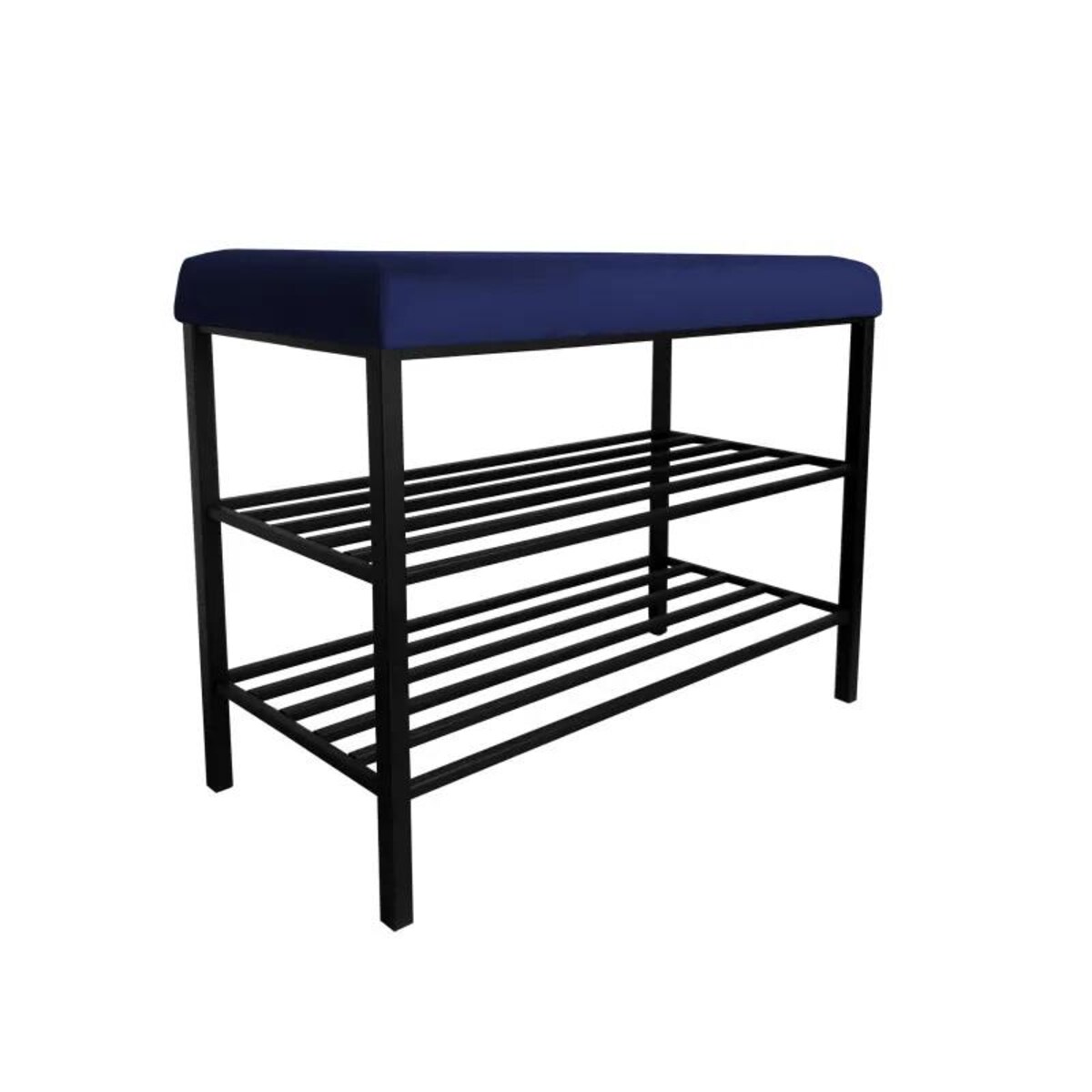 Stojak na buty z siedziskiem GAJA MG16 czarny/granatowy