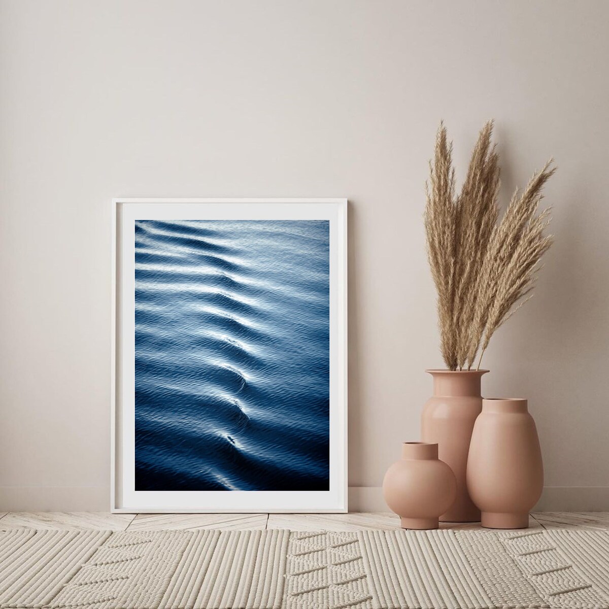 Poster Story, Plakat, Obraz - Niebieskie Fale, wymiary 30 x 42 cm