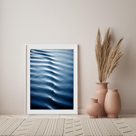 Poster Story, Plakat, Obraz - Niebieskie Fale, wymiary 30 x 42 cm