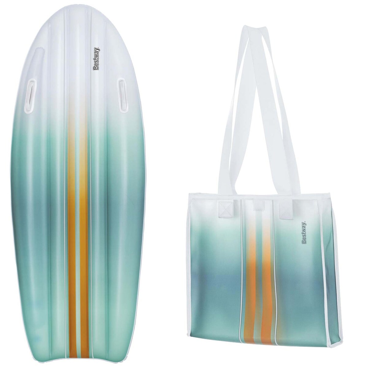 Dmuchana deska do pływania Bestway Surfing materac plażowy Tahiti 183x71 cm